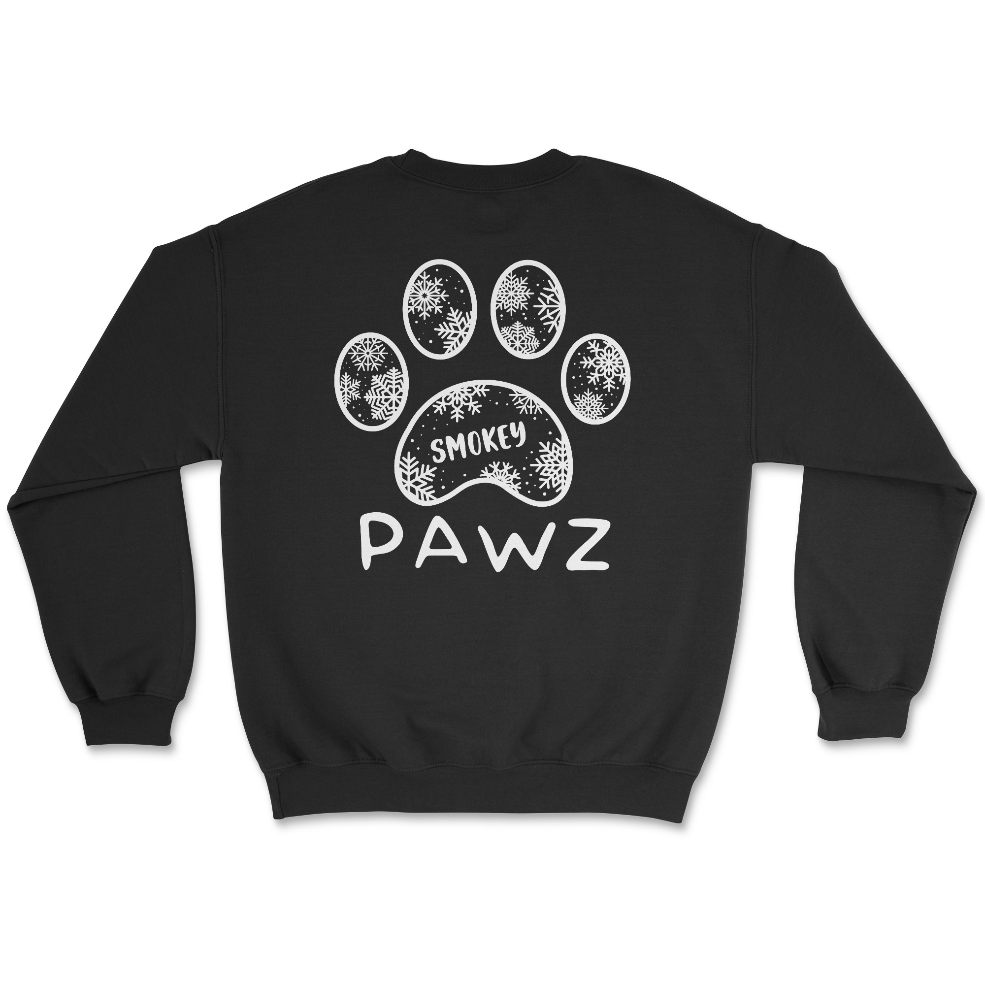 Smokey Snowflake (Adult Crewneck)