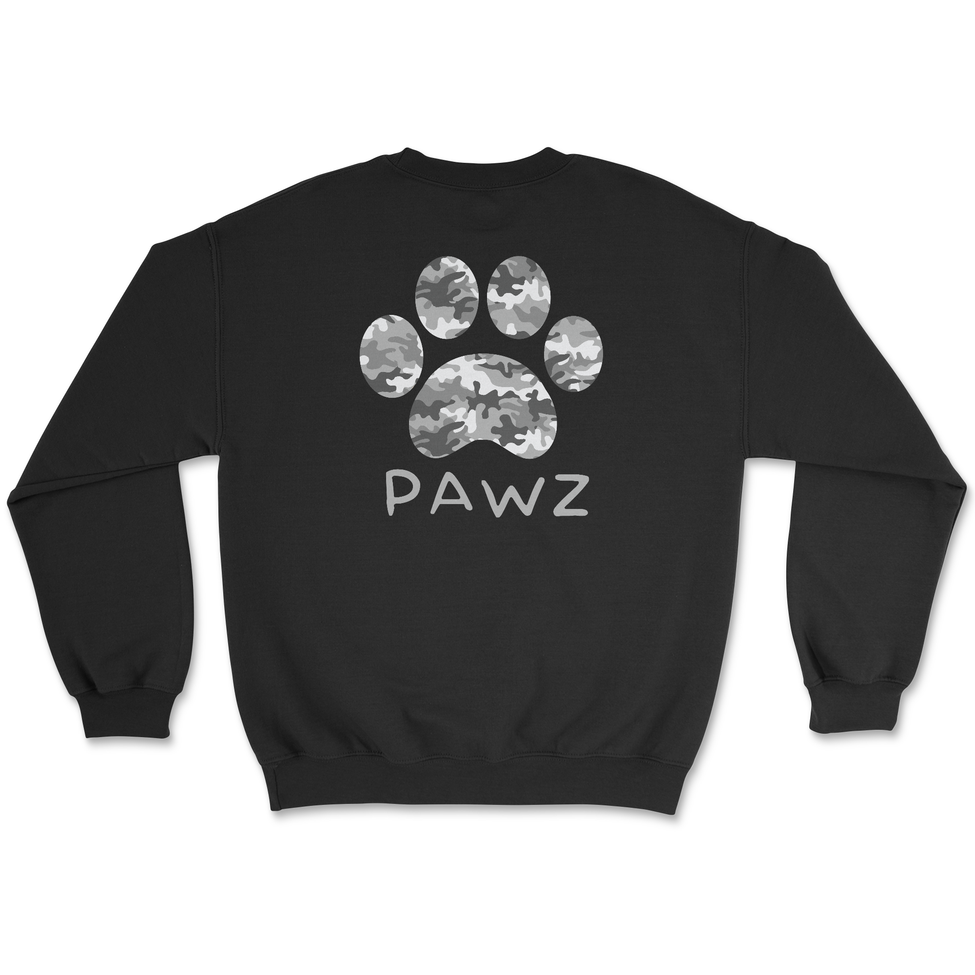 Grey Camo (Adult Crewneck)