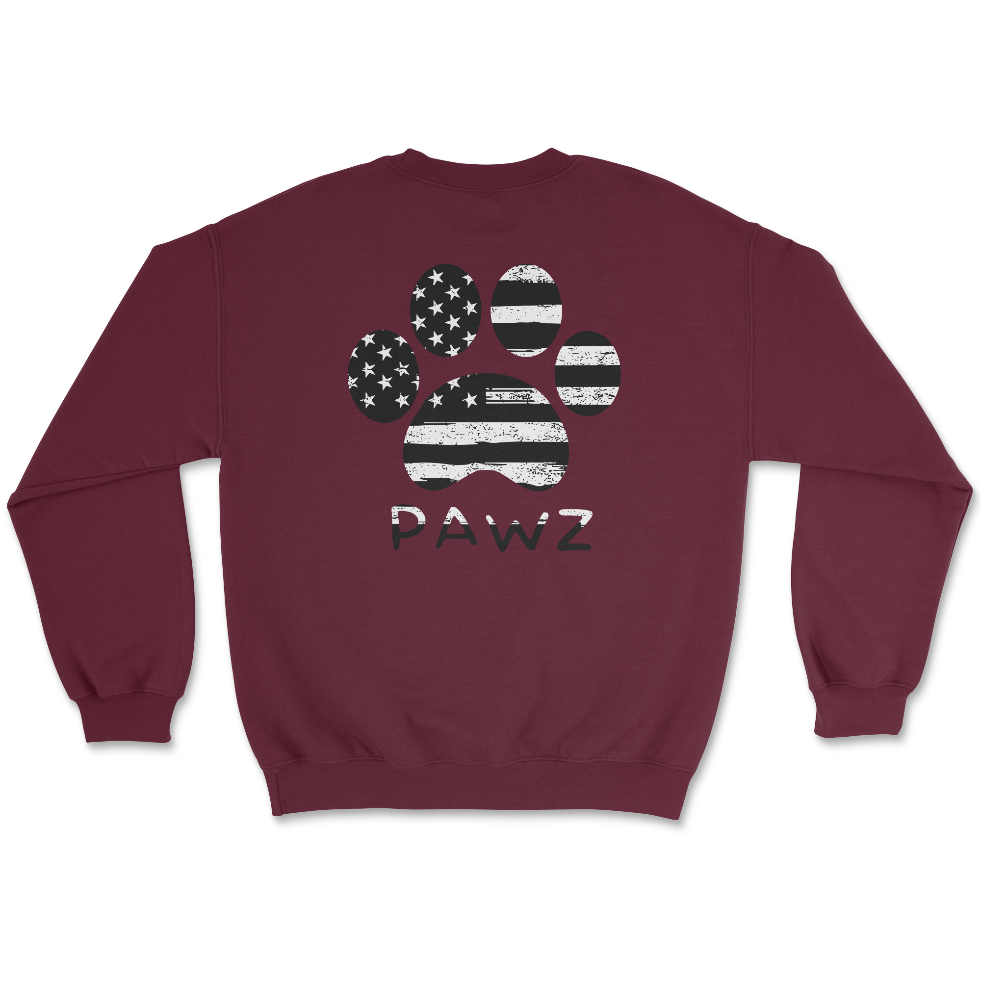 B/W Flag (Adult Crewneck)