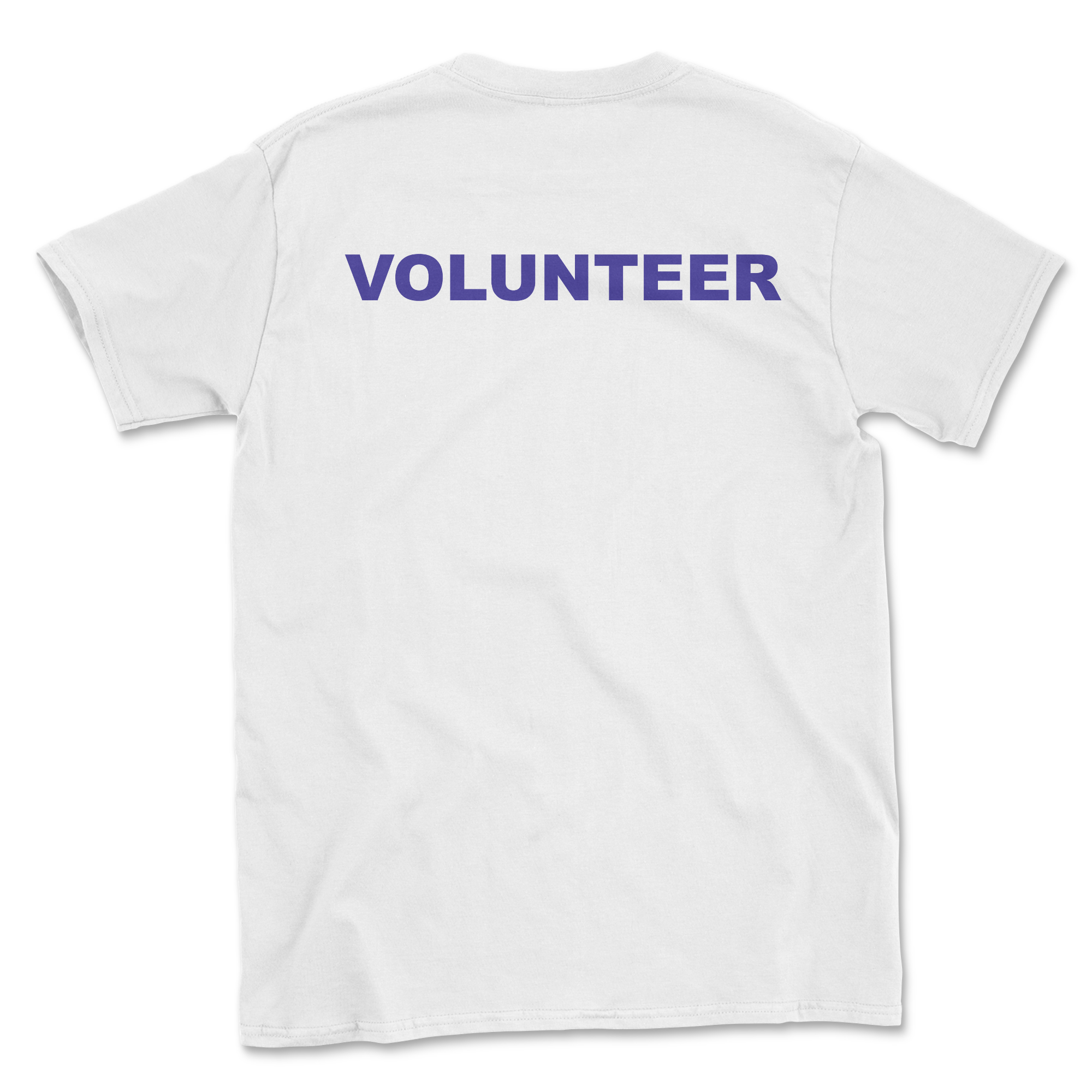 Volunteer Shirt - White (Cold Nose Warm Heart) (Adult Short Sleeve T-Shirt)