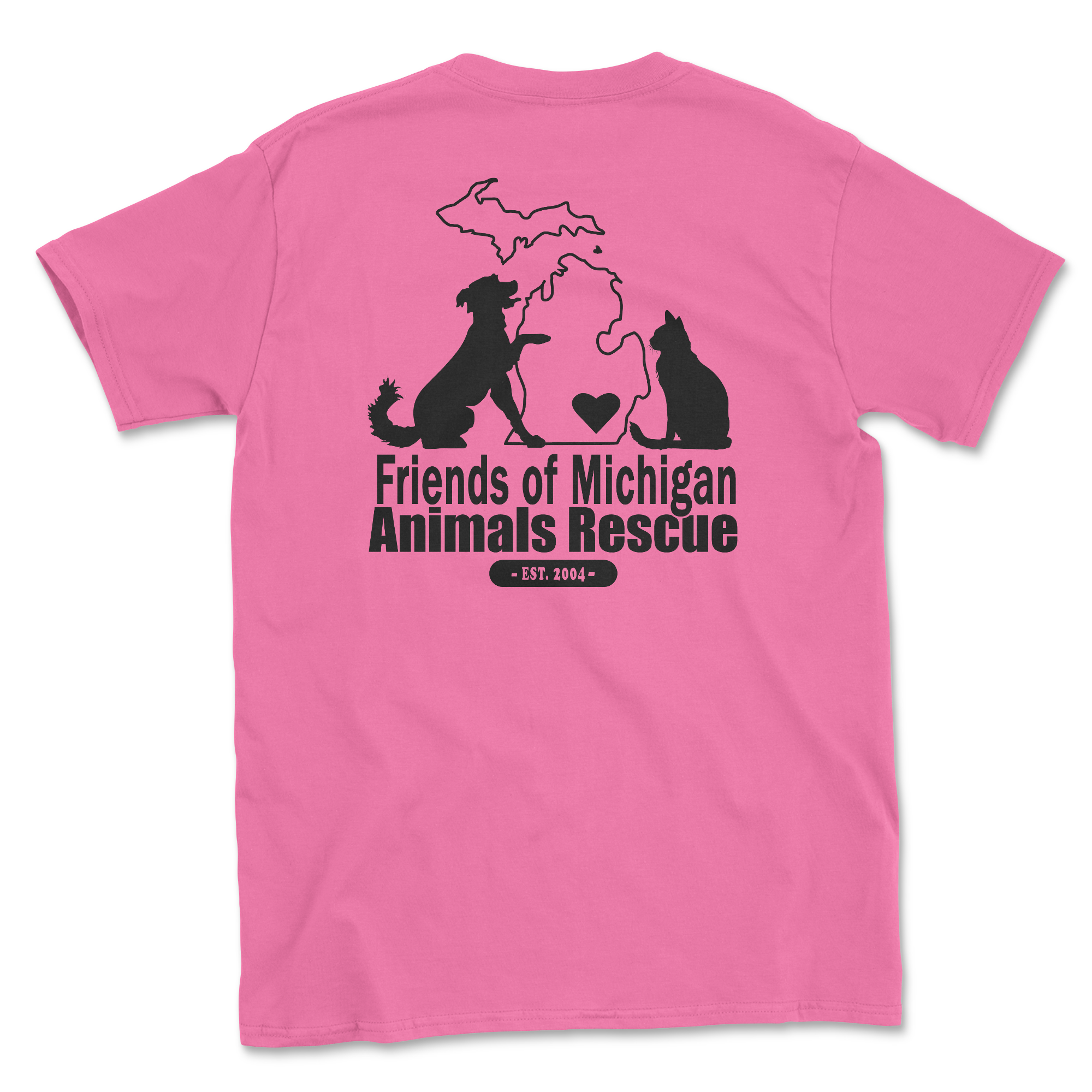 Friends of Michigan Animals Rescue - Azalea (Adult Short Sleeve T-Shirt)