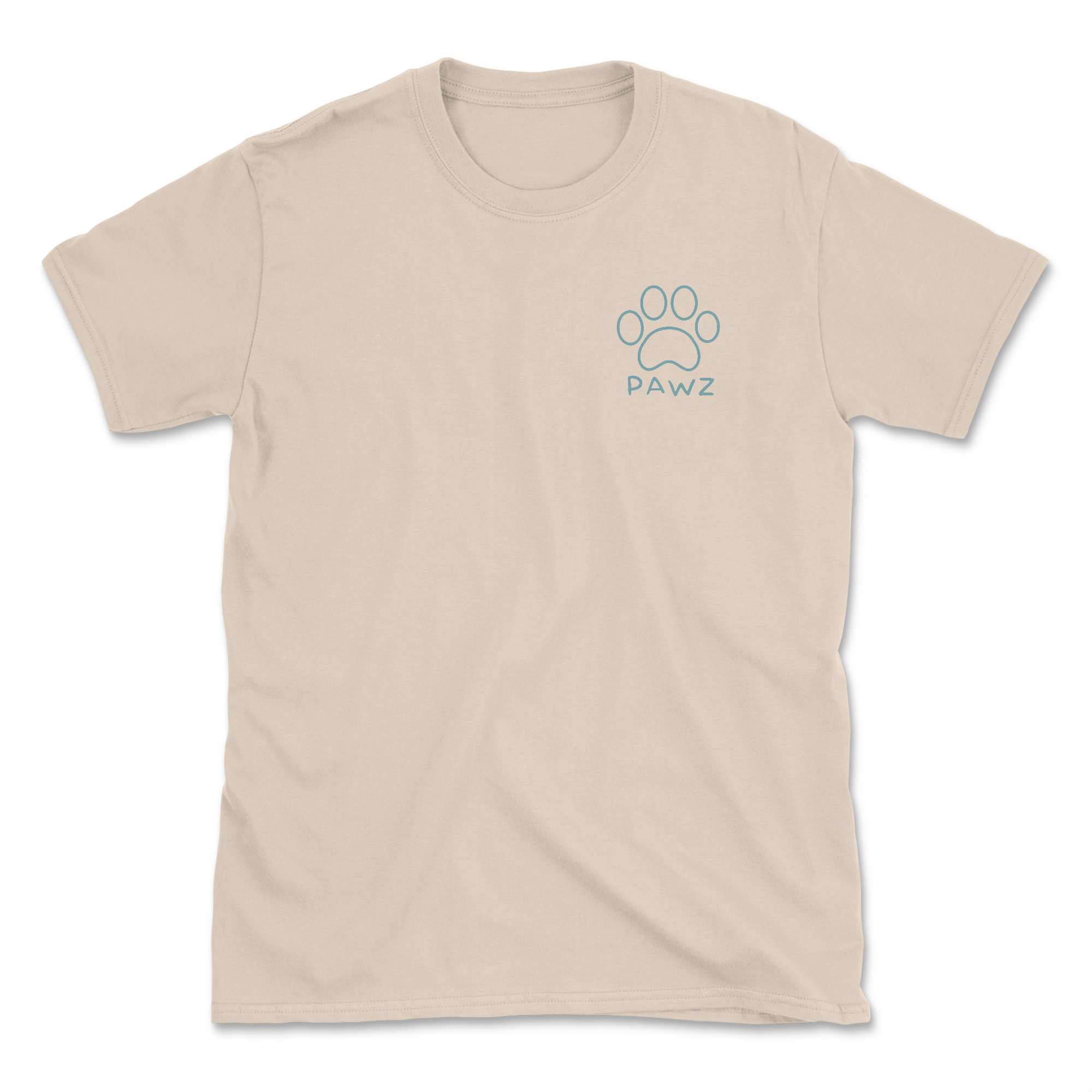 Delaware Flag Paw (Adult Short Sleeve T-Shirt)