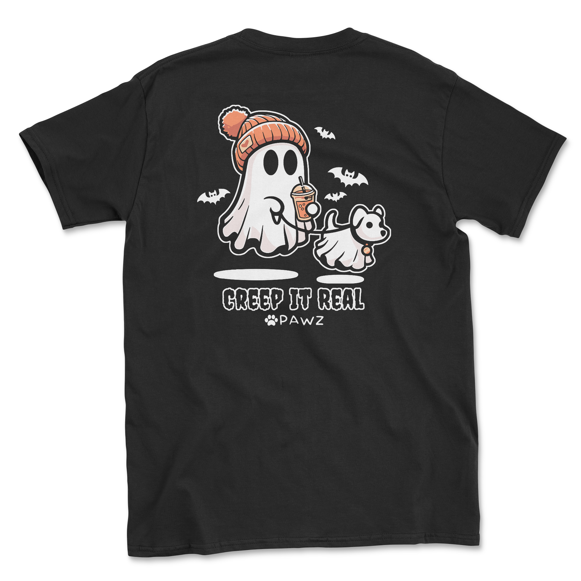 Creep It Real (Back Print) (Adult Short Sleeve T-Shirt)