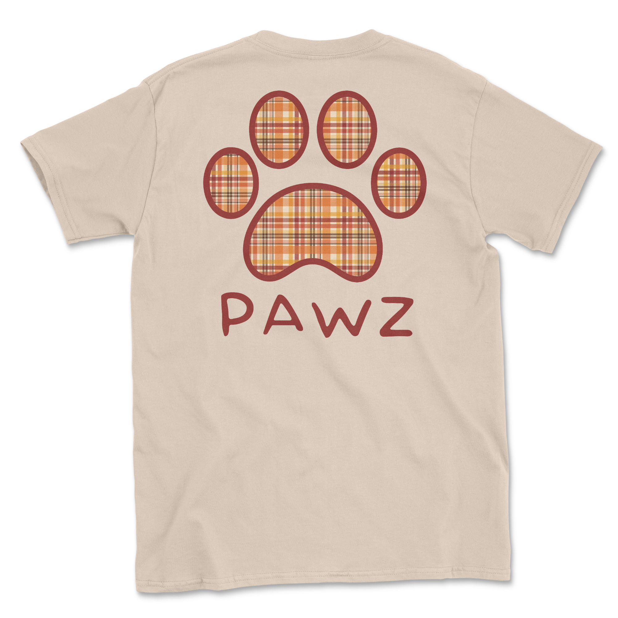 Fall Flannel (Adult Short Sleeve T-Shirt)