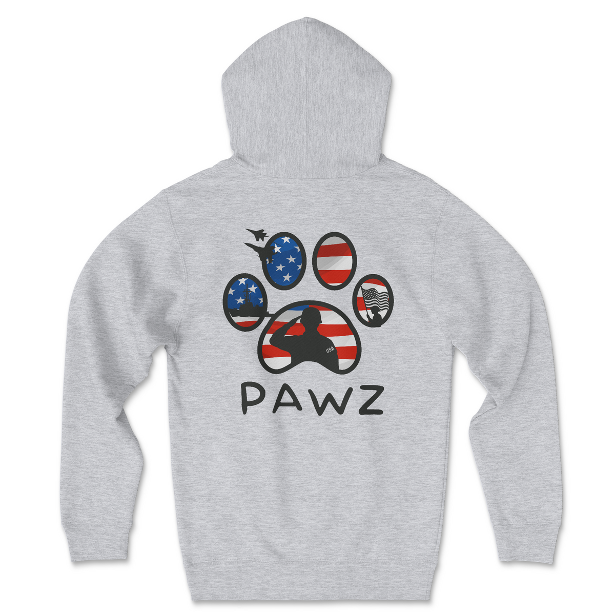 Memorial Paw (Adult Hoodie)