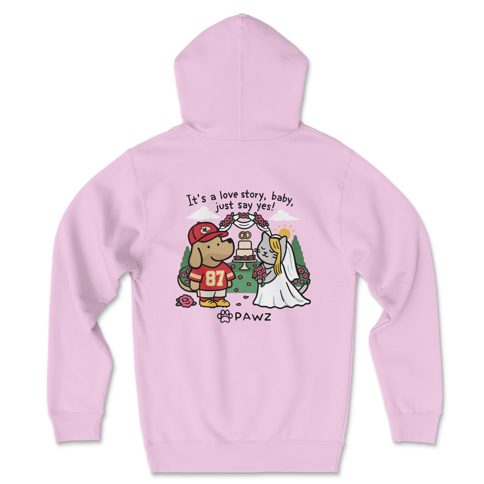 Love Story - Light Pink (Adult Hoodie)