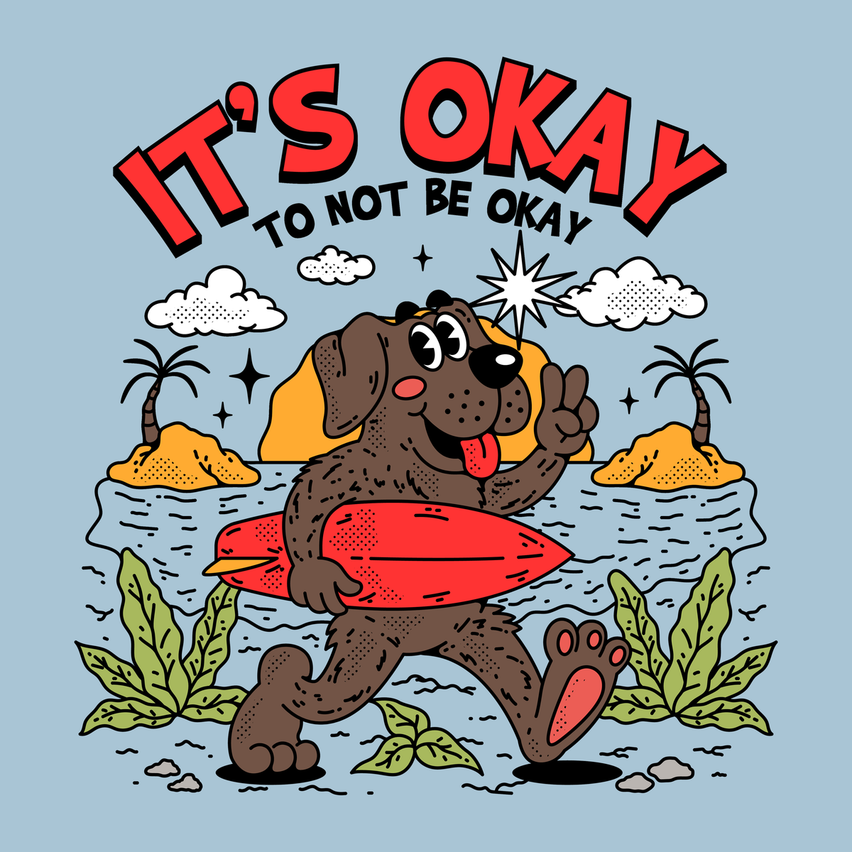 It's Okay To Not Be Okay (Adult Hoodie)