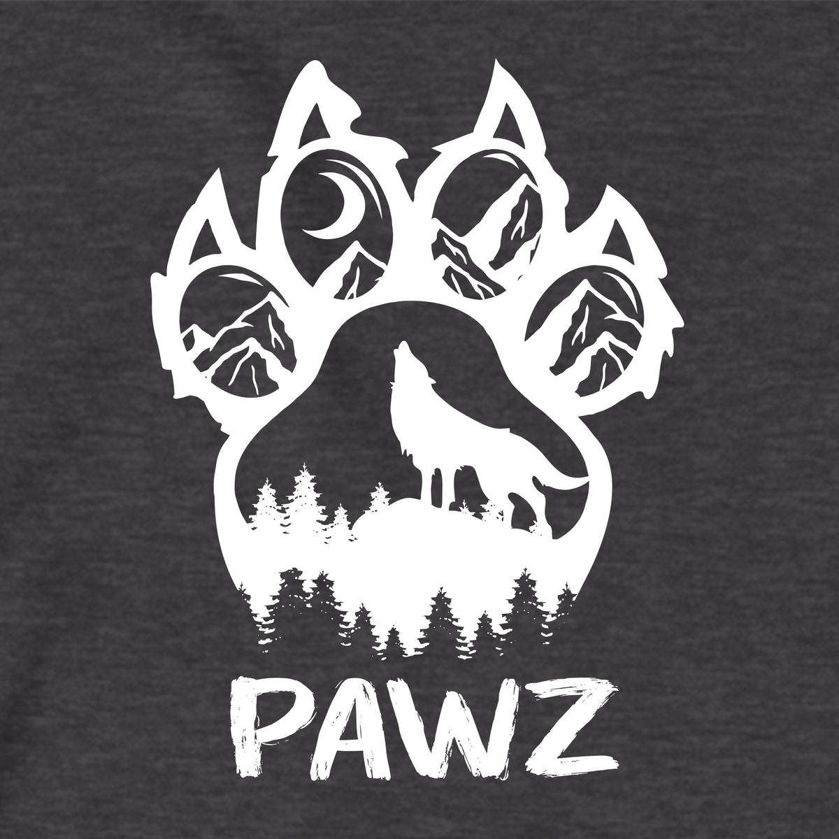 Wolf Paw (Adult Hoodie)