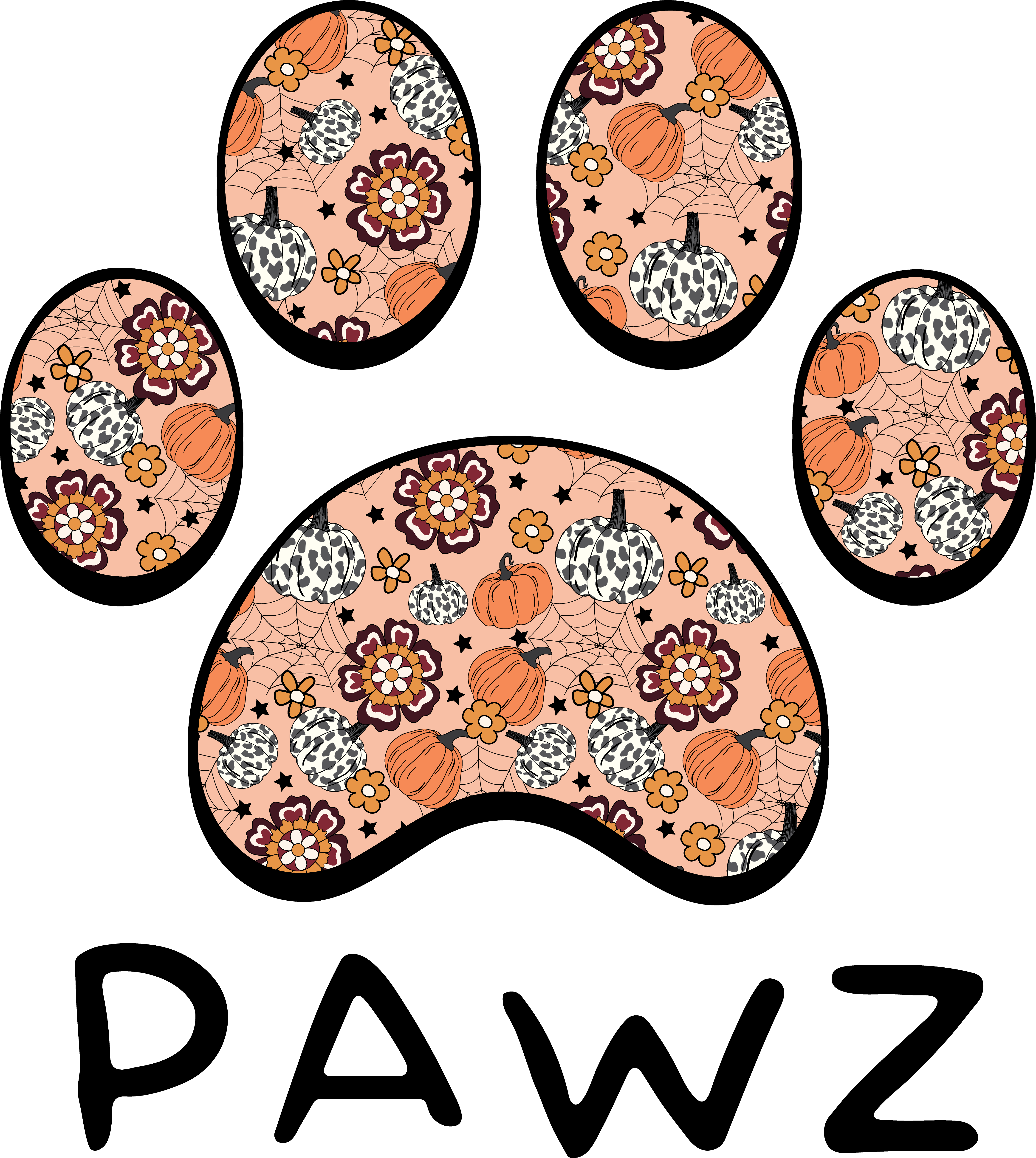 Pumpkin Pattern (Adult Hoodie)