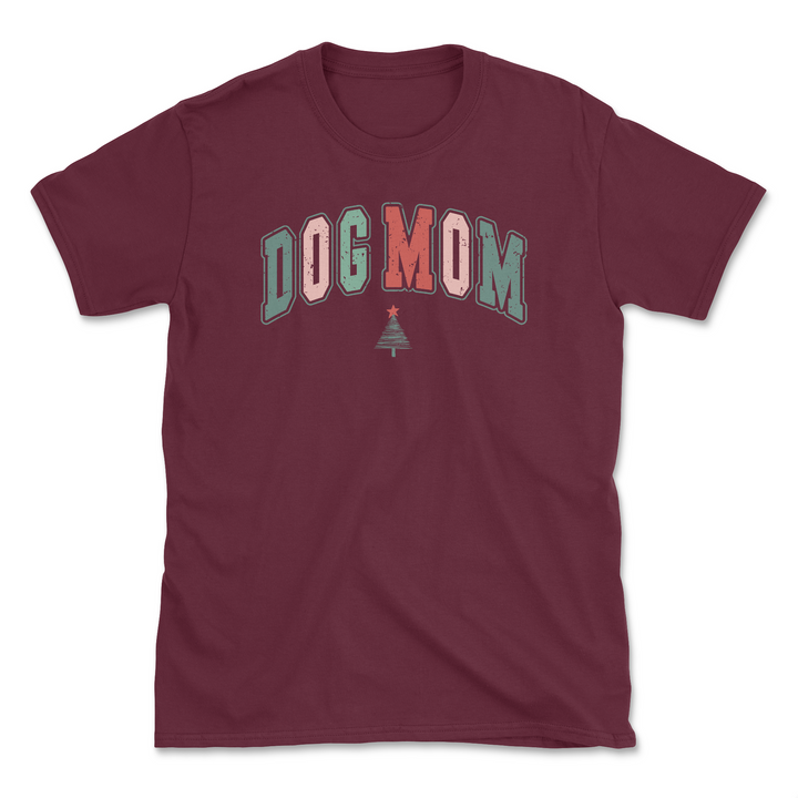 Dog Mom Tree - Front Print (Adult Short Sleeve T-Shirt)