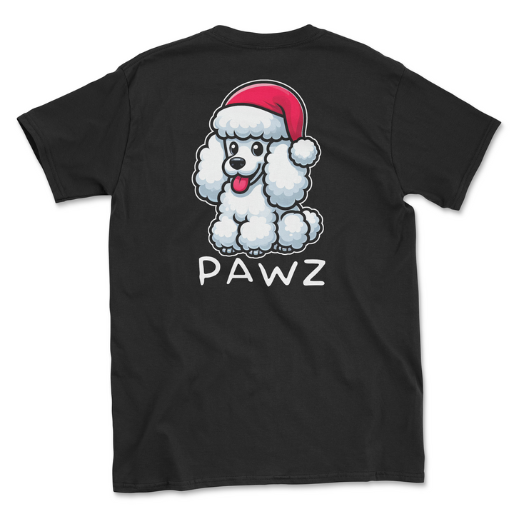 Poodle Christmas (Adult Short Sleeve T-Shirt)