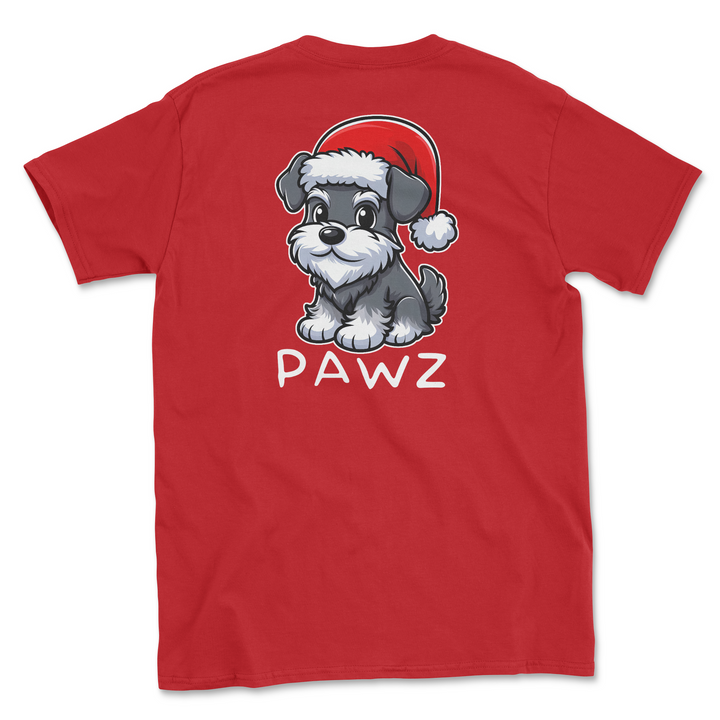 Schnauzer Christmas (Adult Short Sleeve T-Shirt)