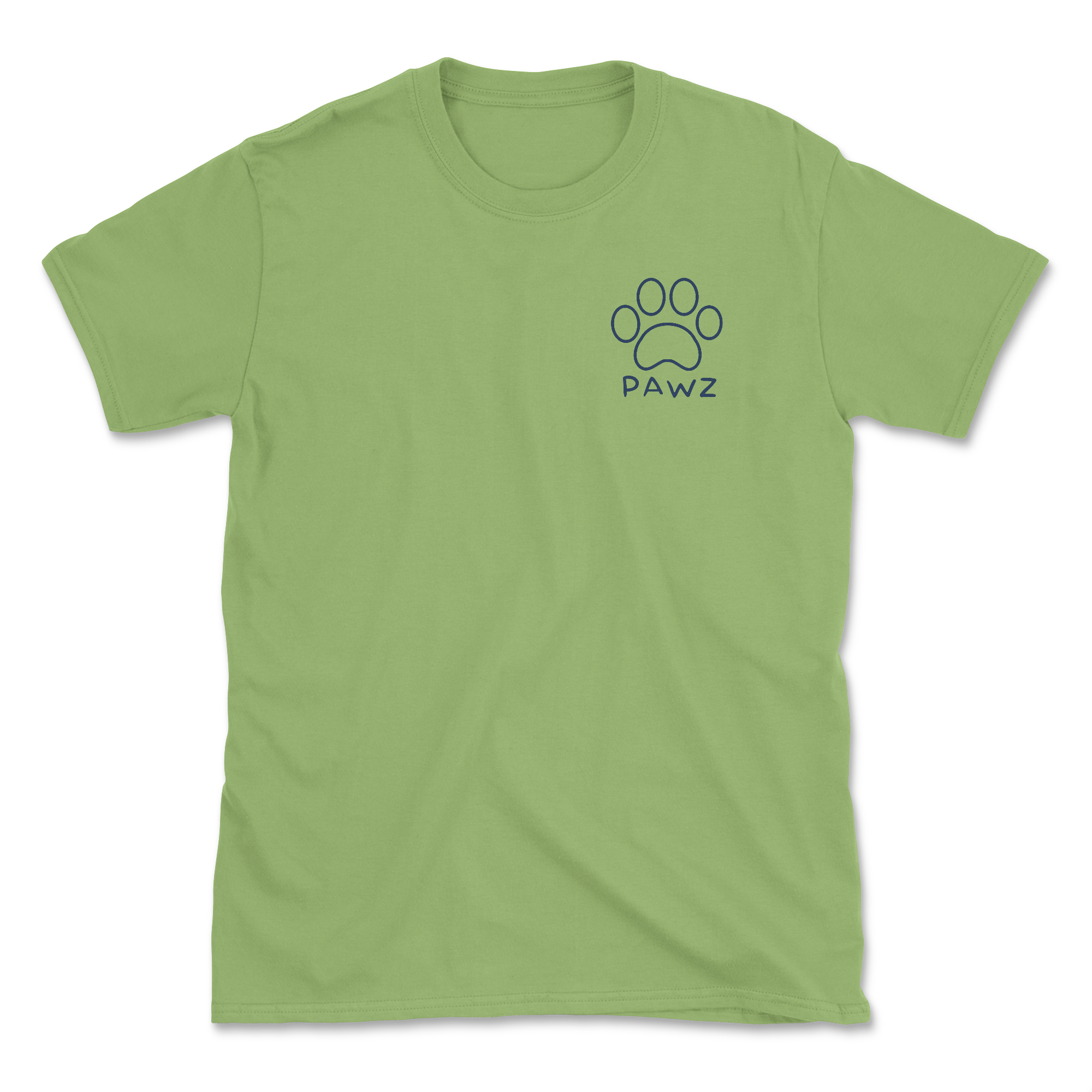 Maine Flag Paw (Adult Short Sleeve T-Shirt)