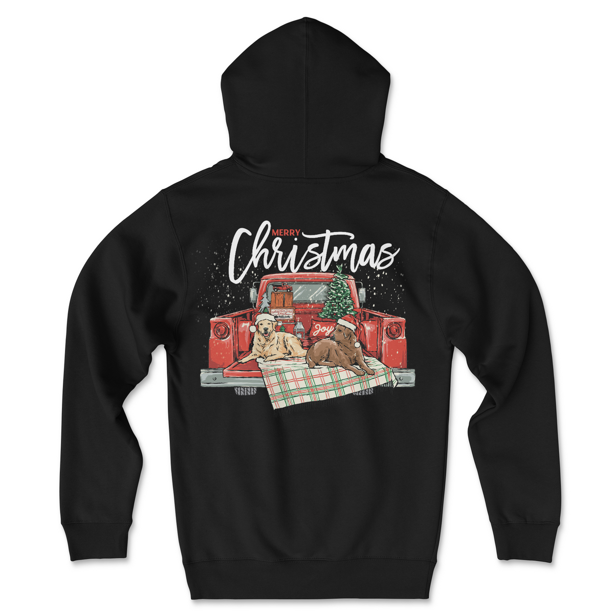Christmas Truck (Adult Hoodie)