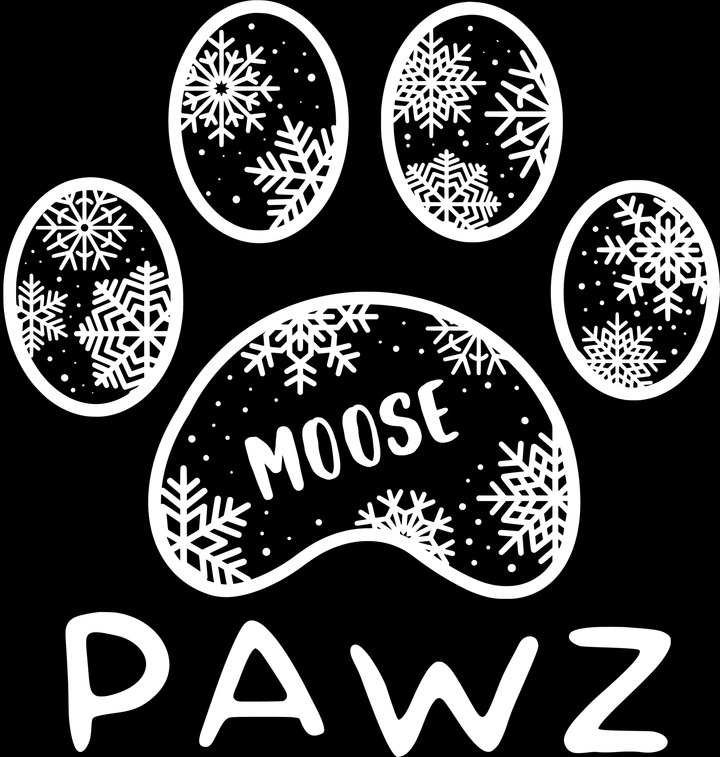 Moose Snowflake (Adult Short Sleeve T-Shirt)