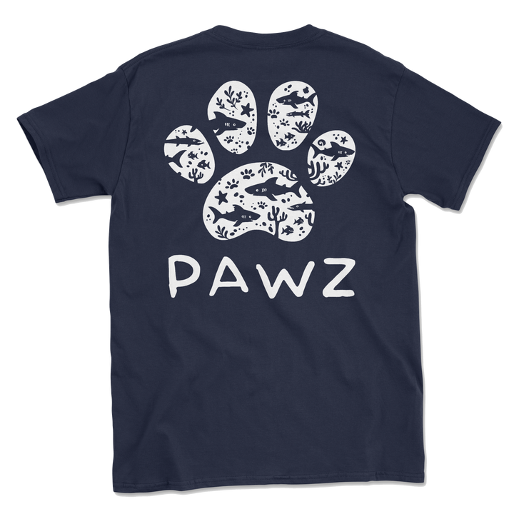 Shark Pawz (Adult Short Sleeve T-Shirt)