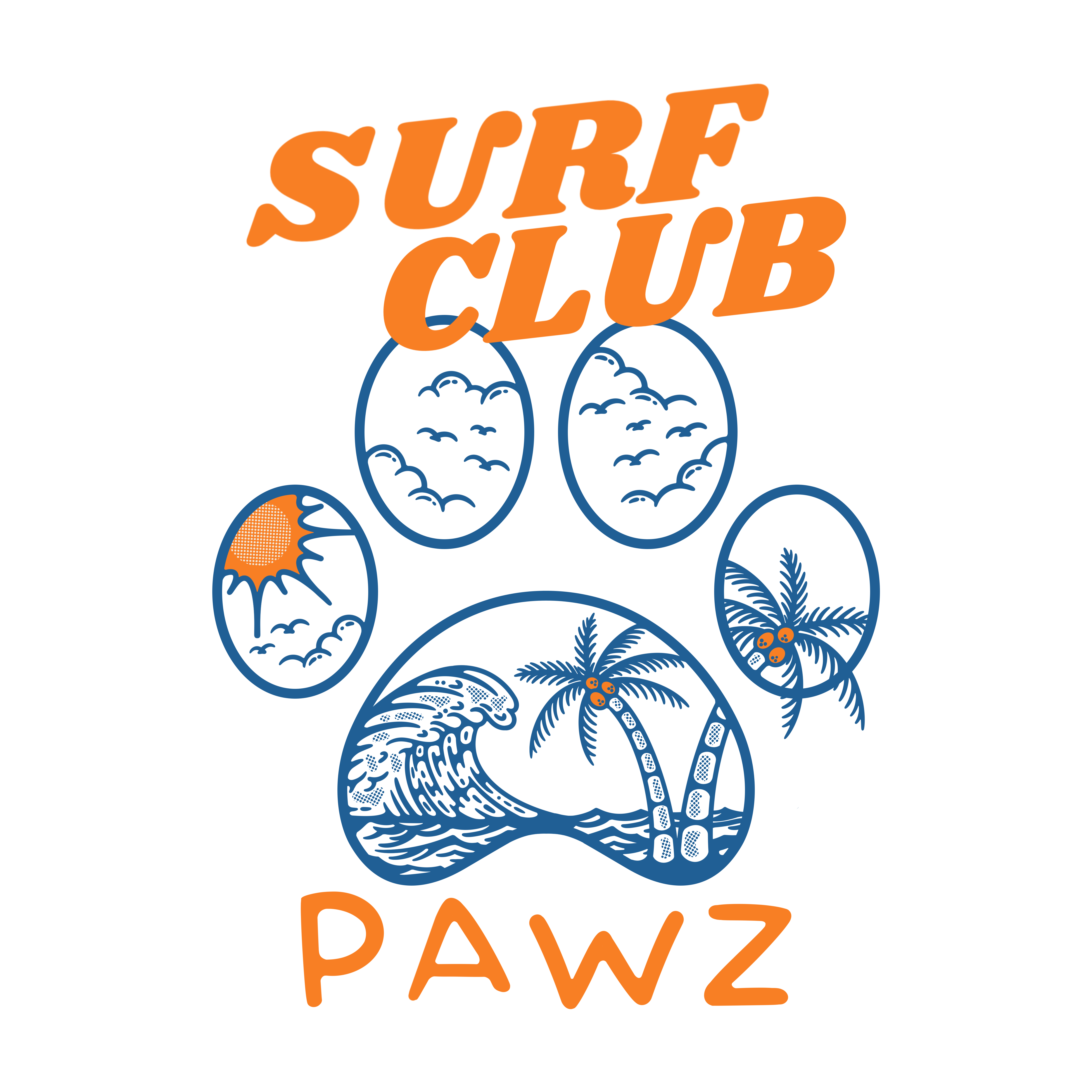 Surf Club (Adult Short Sleeve T-Shirt)