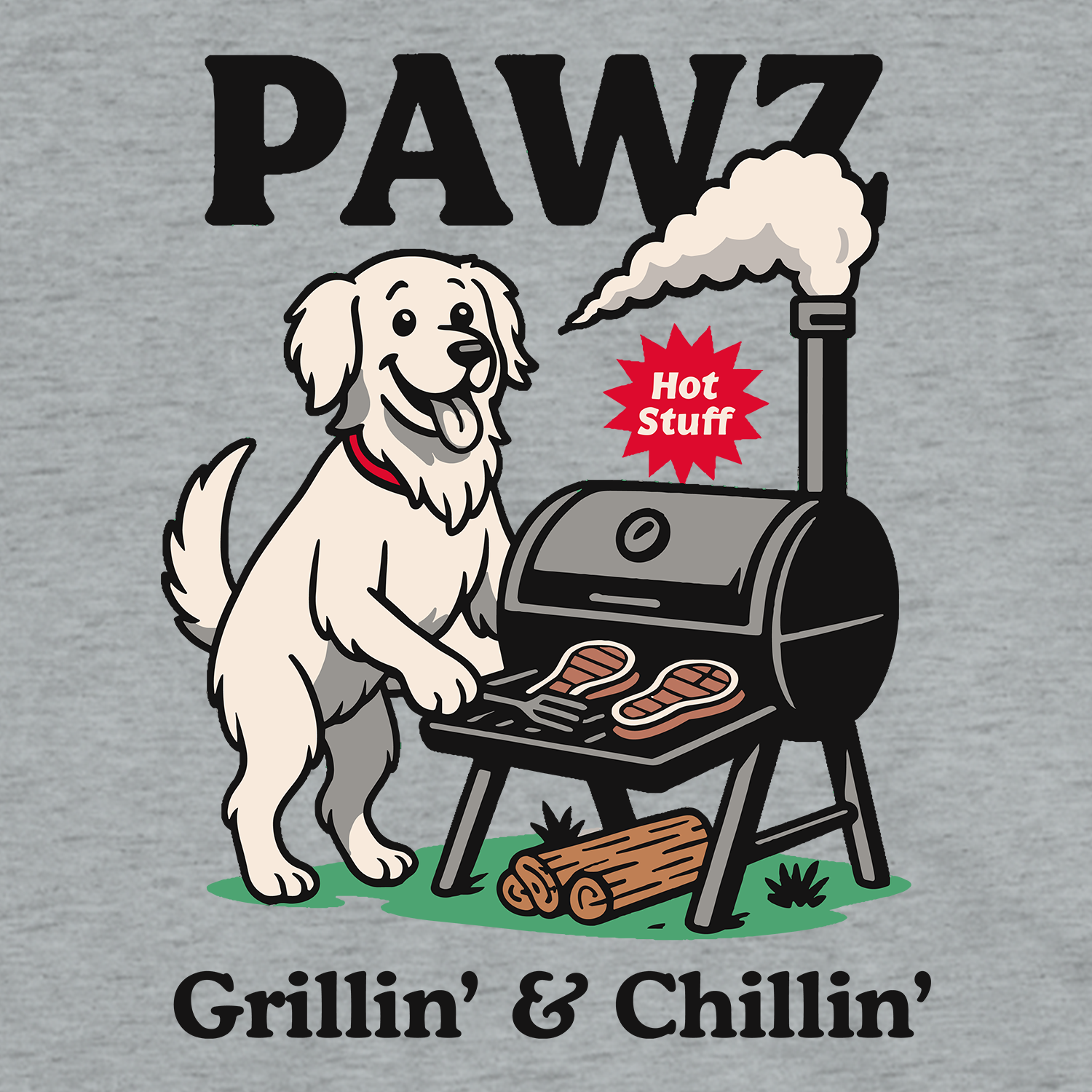 Grillin' & Chillin' (Adult Short Sleeve T-Shirt)