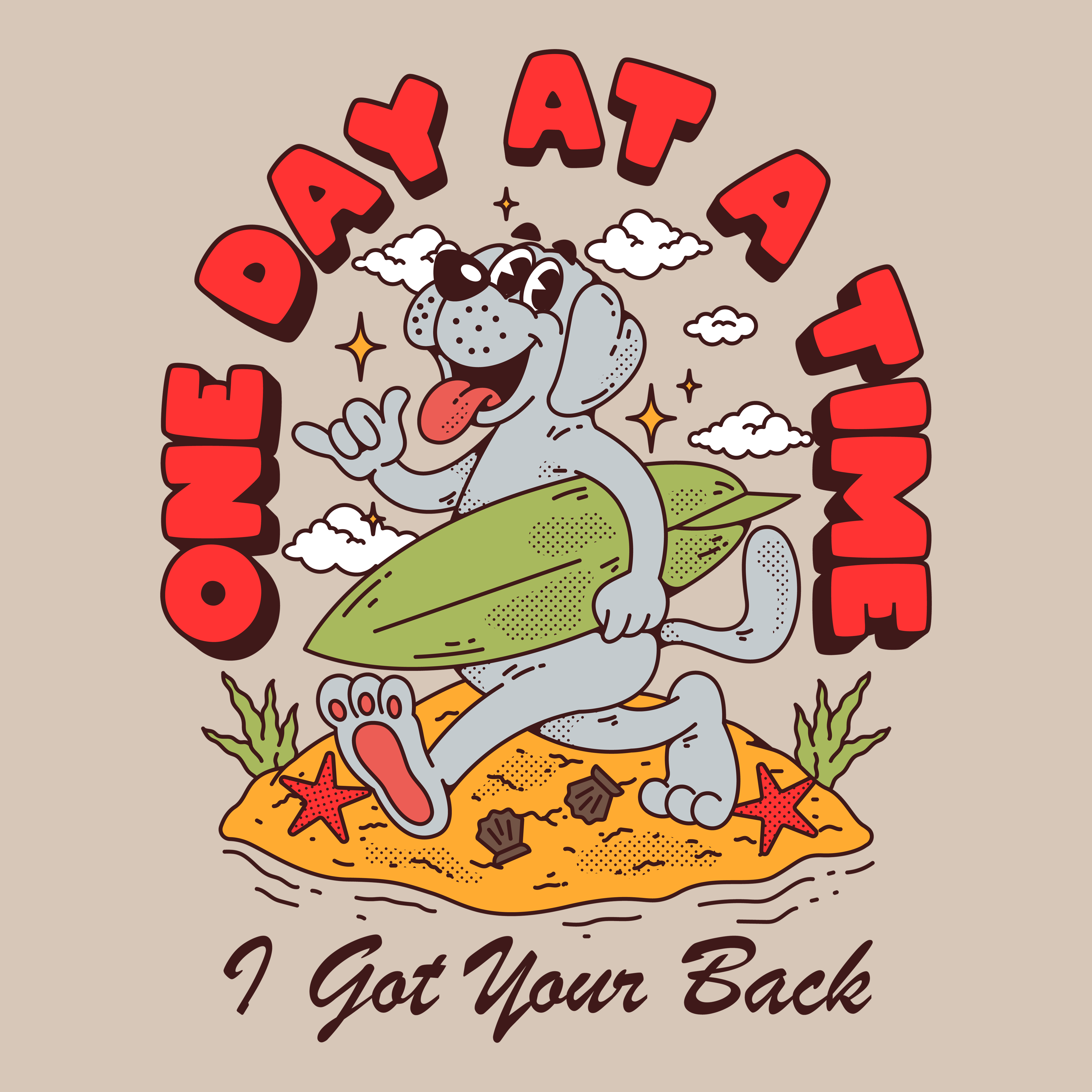 One Day At A Time (Adult Short Sleeve T-Shirt)