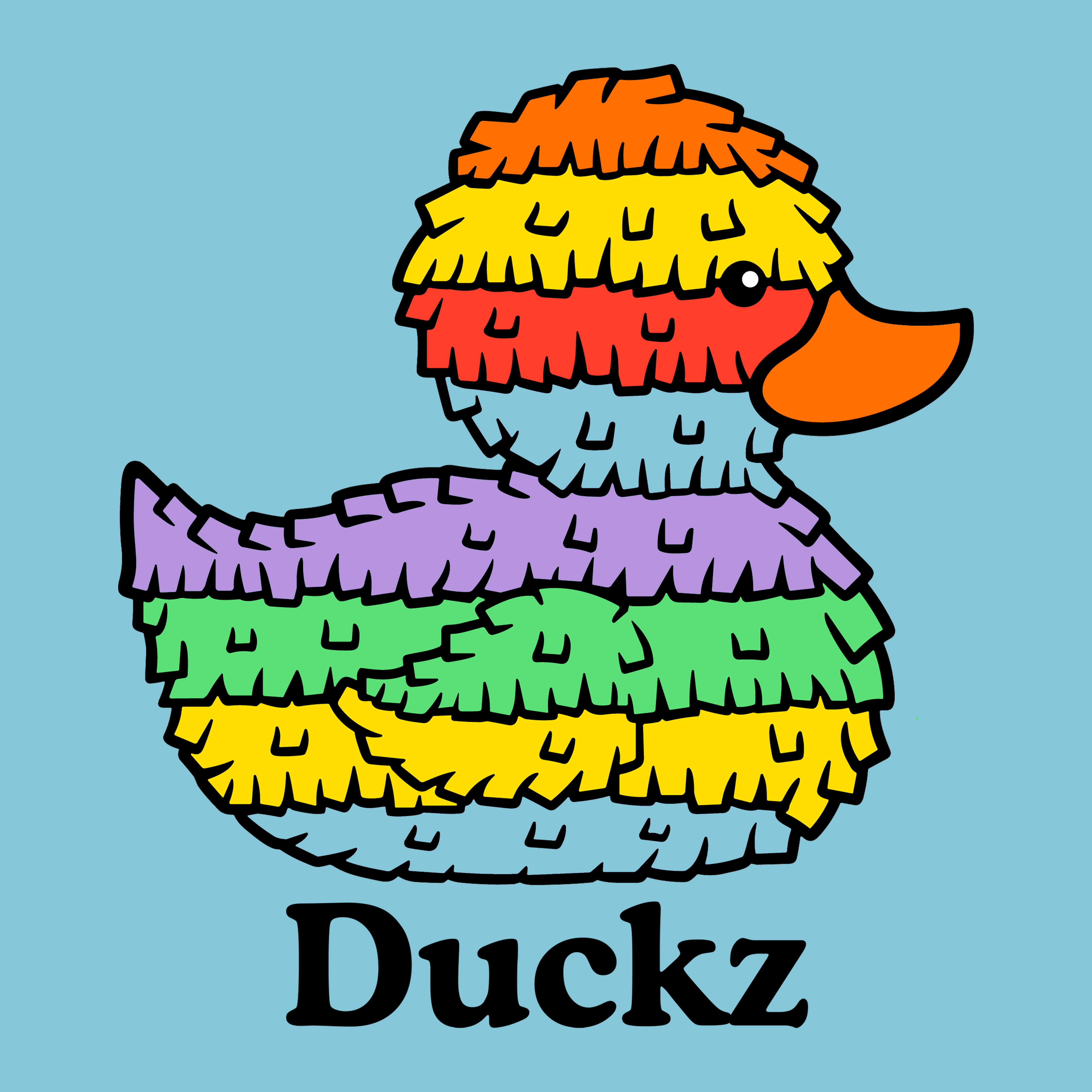 Piñata Puff - Sky (Adult Short Sleeve T-Shirt)