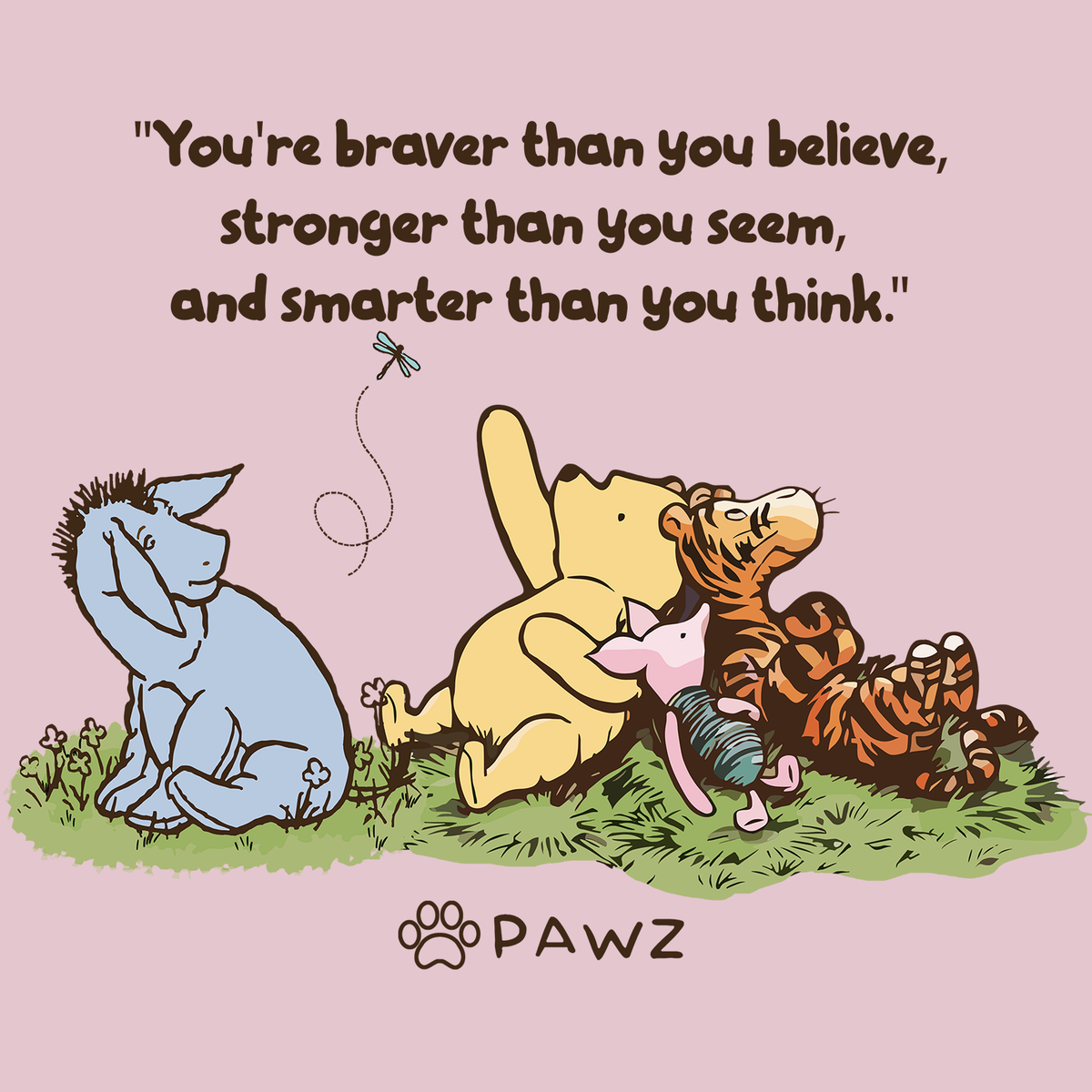 Braver, Stronger, Smarter - Light Pink (Adult Short Sleeve T-Shirt) Limited Edition