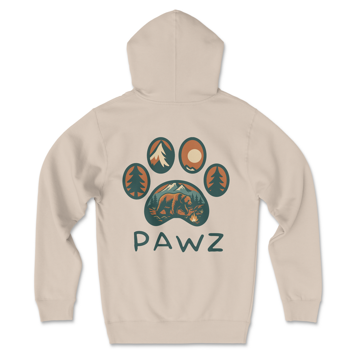 Bear Tracks (Adult Hoodie)