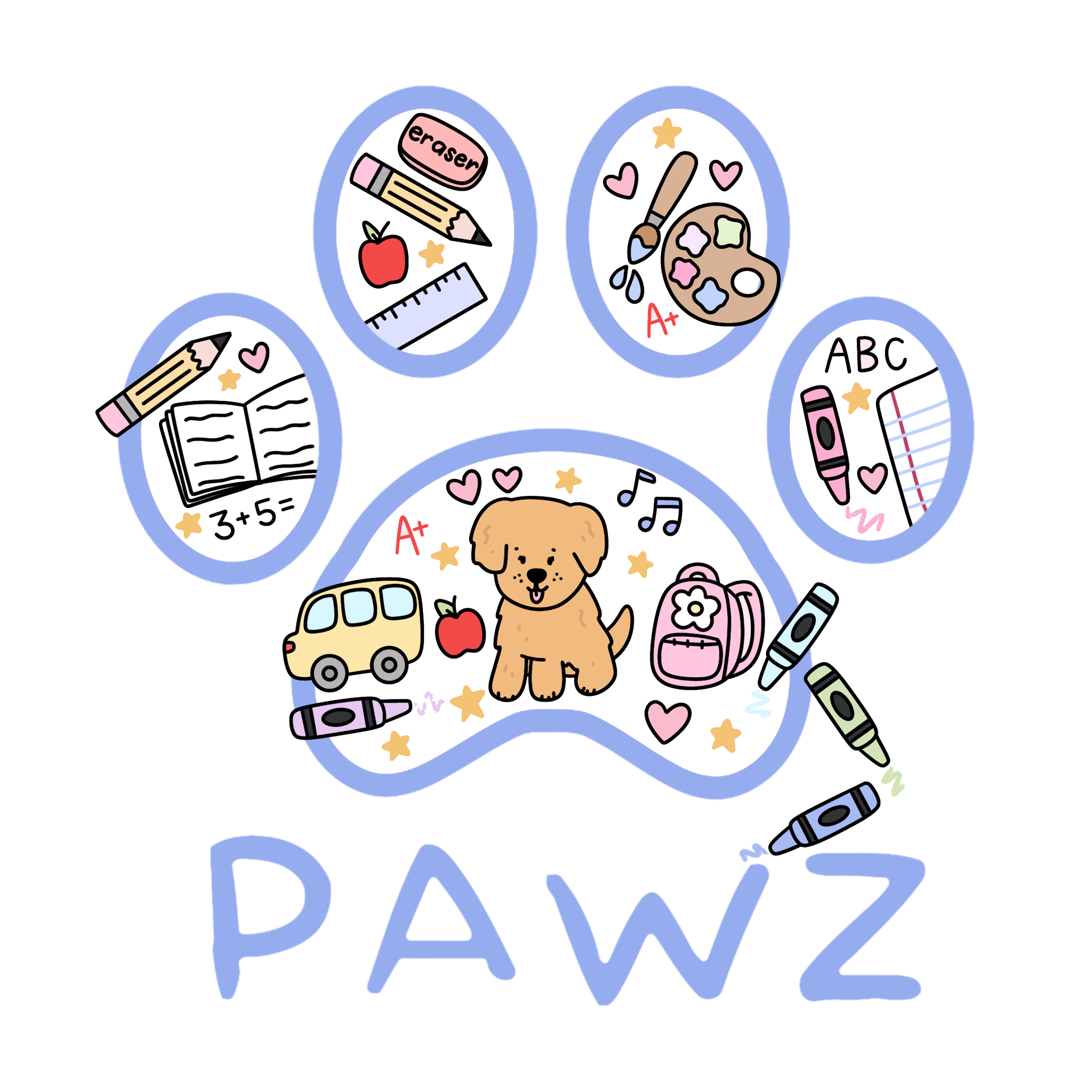 Back To School Pawz (Adult hoodie)