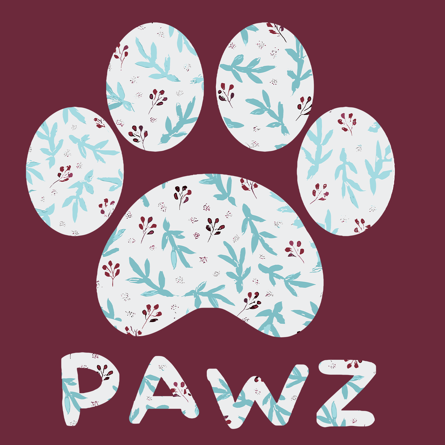 Winter Flowers Paw